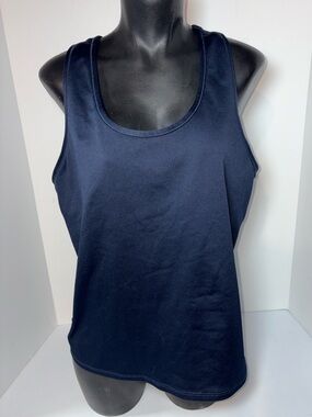 Athletic Works Navy Scoop Neck Tank Top